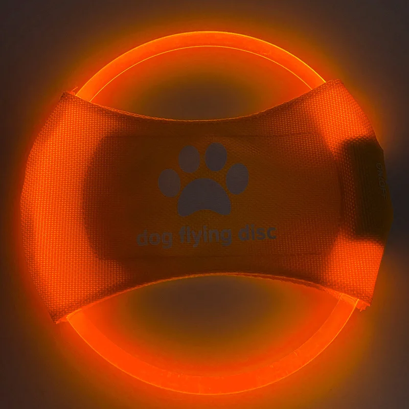 Dog Flying Discs Light Glowing LED LuminousTrainning - Image 9
