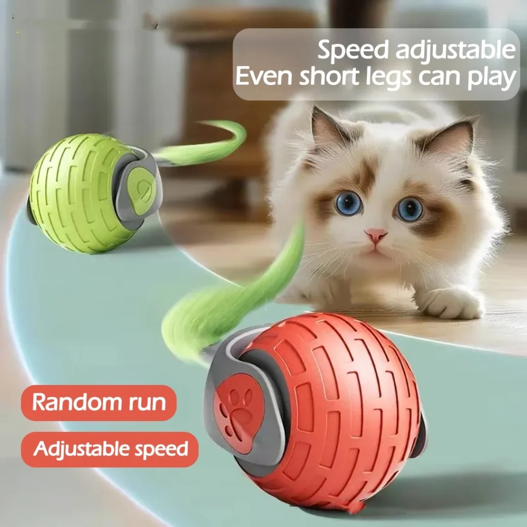 Interactive Cat Toys Ball Auto Electric Rolling Ball