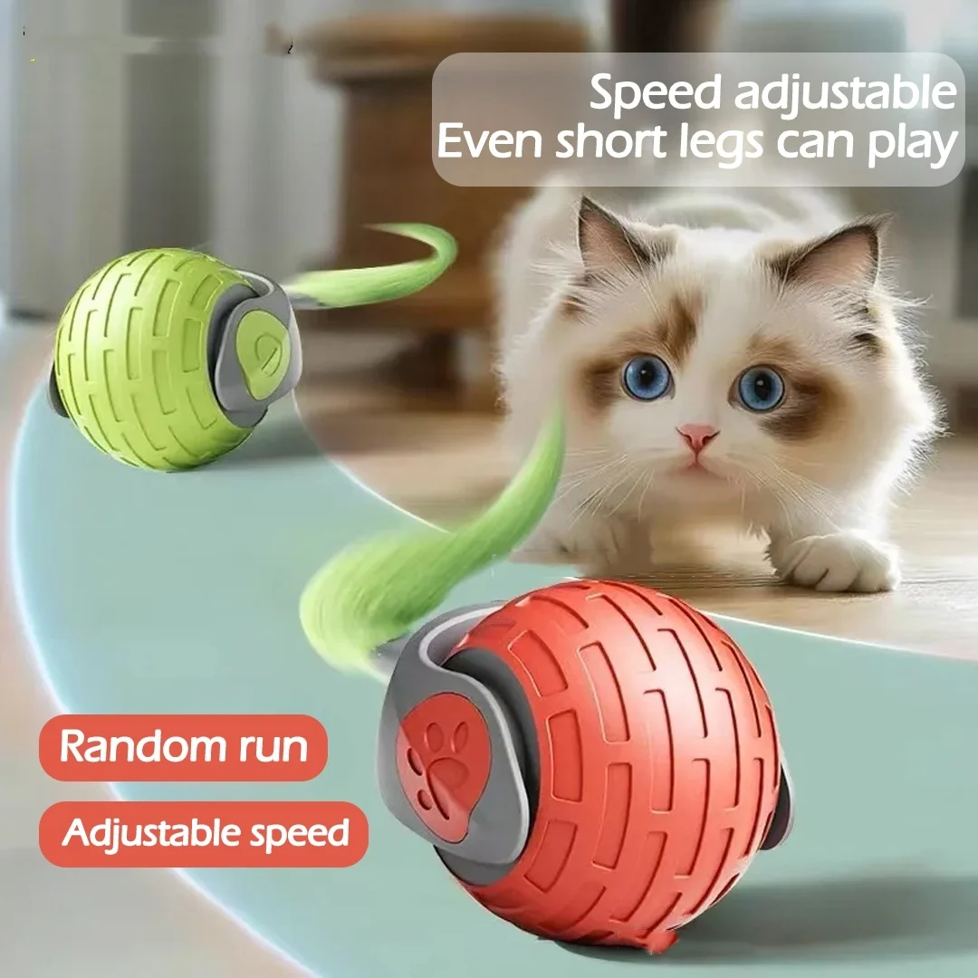 Interactive Cat Toys Ball Auto Electric Rolling Ball