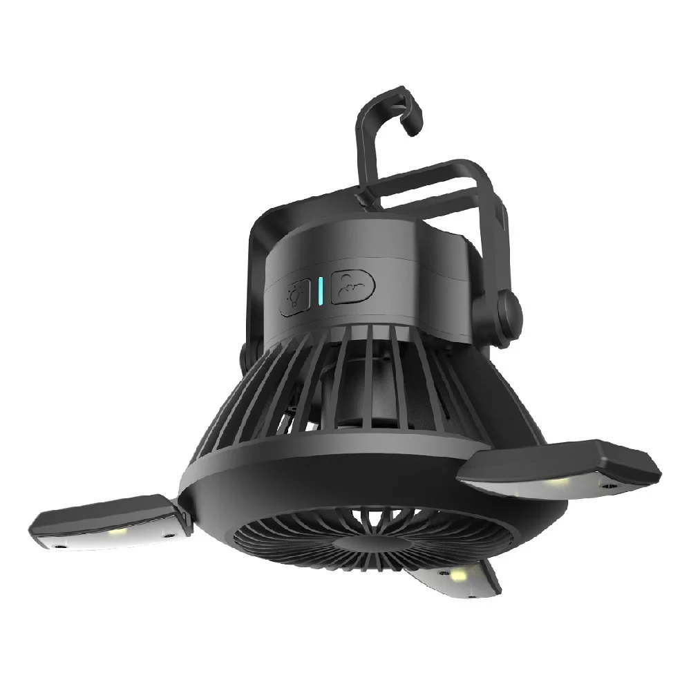 Solar Camping Light Foldable Fan Hanging Hook - Image 7