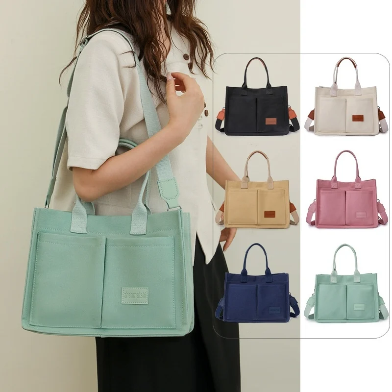 Casual Daily Canvas Tote Shoulder Bags Women Mommy Bag