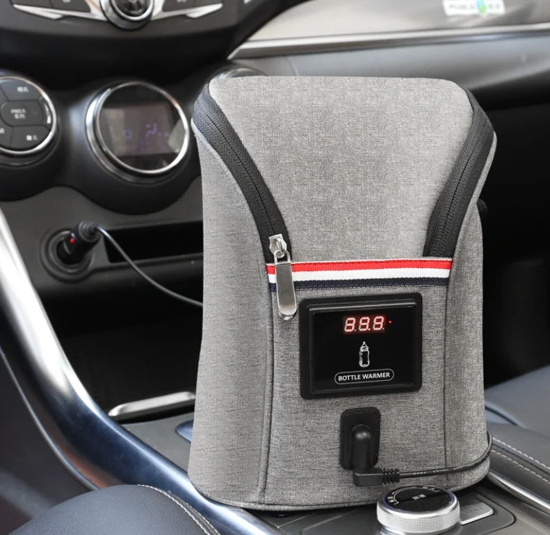 Car USB Baby Bottle Warmer Portable Travel Breast Milk