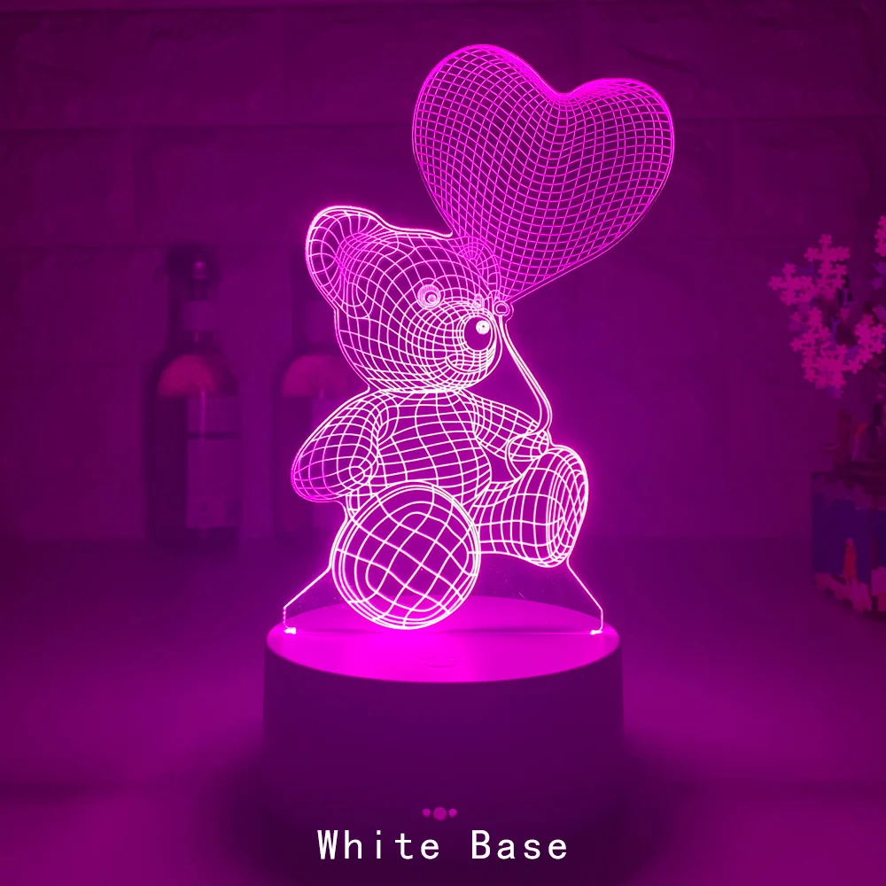 3D Lamp Acrylic USB LED Night Lights Neon Sign Lamp - Image 10