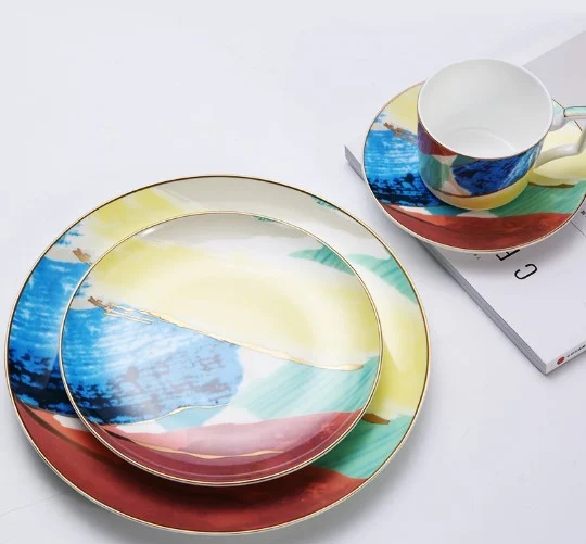Watercolor Dessert Plates - Image 5