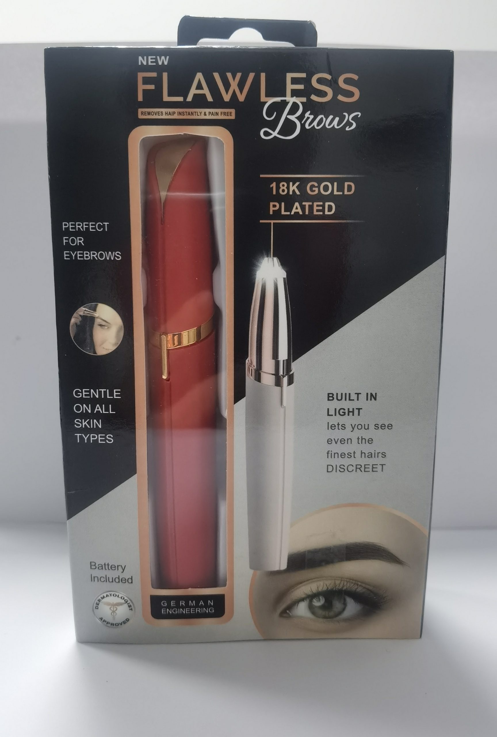 Mini Electric Eyebrow Trimmer Lipstick Brows Pen Hair - Image 5