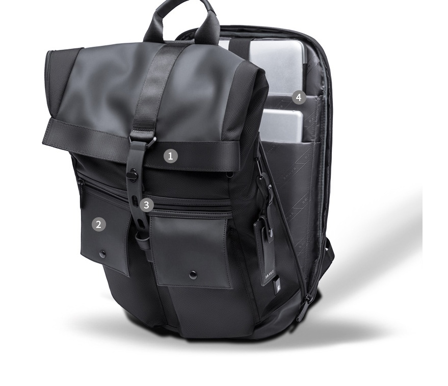 Men's Travel Bag Laptop Backpack Anti-theft Waterproof - Image 4