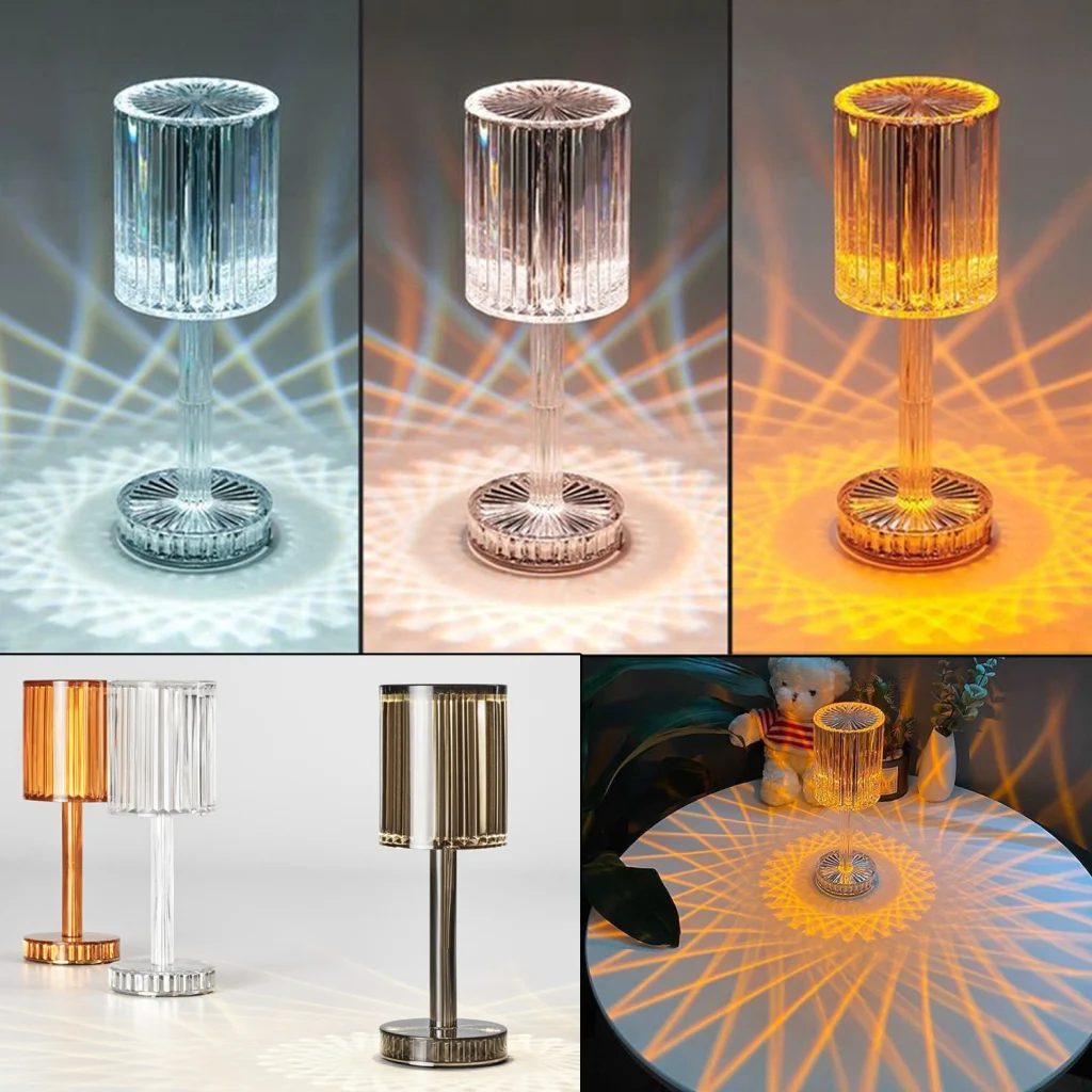 Crystal Table Lamp Hotel Decoration Diamond Romantic