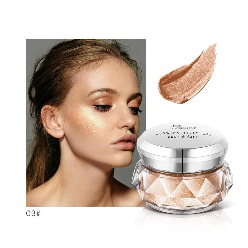Face Highlighter Jelly Gel Mermaid Eyeshadow Glow Body - Image 6