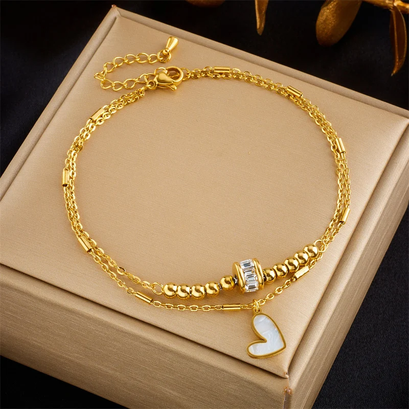 Fashion Jewelry Boho Classic Love Heart Ankle Chain - Image 2