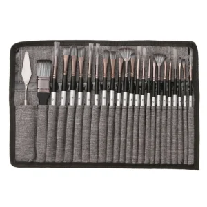 Silver-grey Rod Pen Curtain Oil Paint Brush Gouache