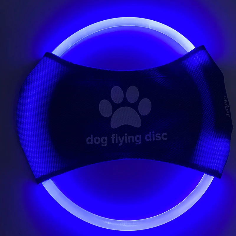 Dog Flying Discs Light Glowing LED LuminousTrainning - Image 6