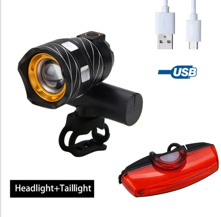 Bicycle USB Light Highlight Warning Light Mountain Bike - Image 4