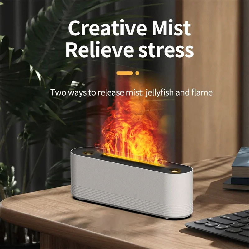 Flame Air Humidifier Ultrasonic 7 Colors Aroma Diffuser - Image 6