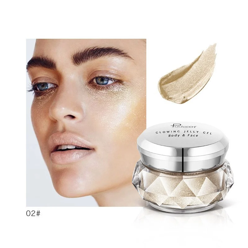 Face Highlighter Jelly Gel Mermaid Eyeshadow Glow Body - Image 5