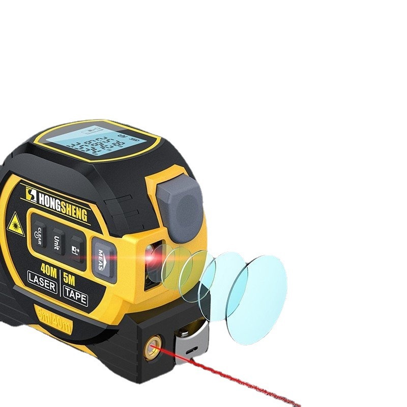 Steel Tape Rangefinder Indoor Laser Measuring - Image 4