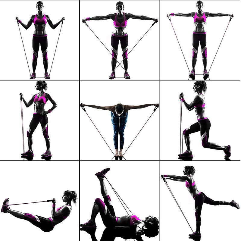 Pull Rope Elastic Rope Strength Training Set - Image 6