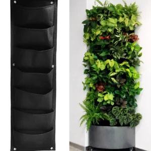 Wall Garden Hanging Planting Bags Vertical Outdoor