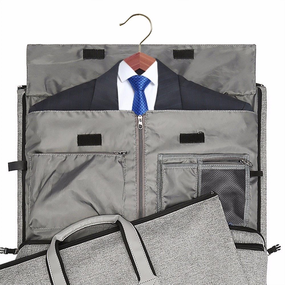 Travel Garment Bag with Shoulder Strap Duffel Bag Carry - Image 4