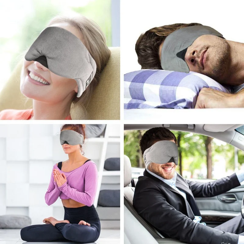 Washable Sleep Earphone Eye Mask Wireless Bluetooth - Image 4