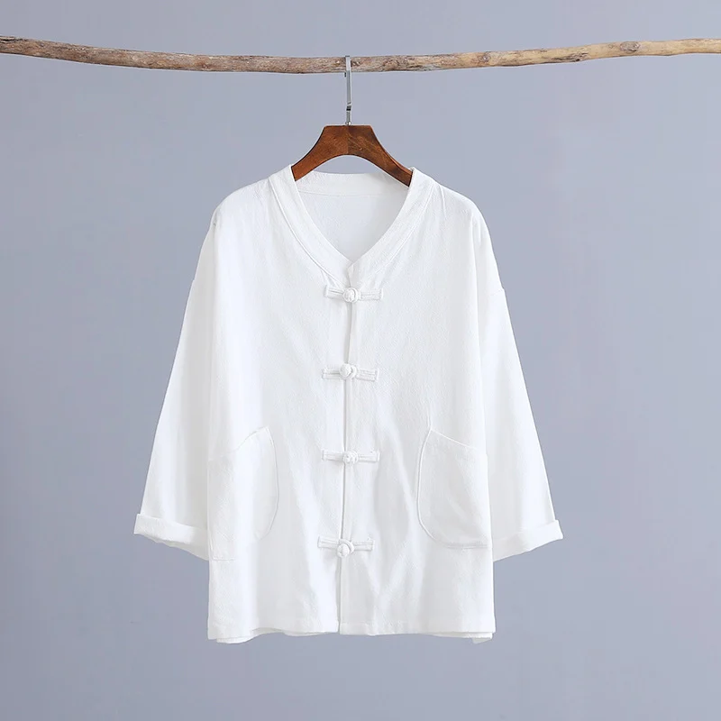 Traditional chinese blouse shirt tops for women - Image 4