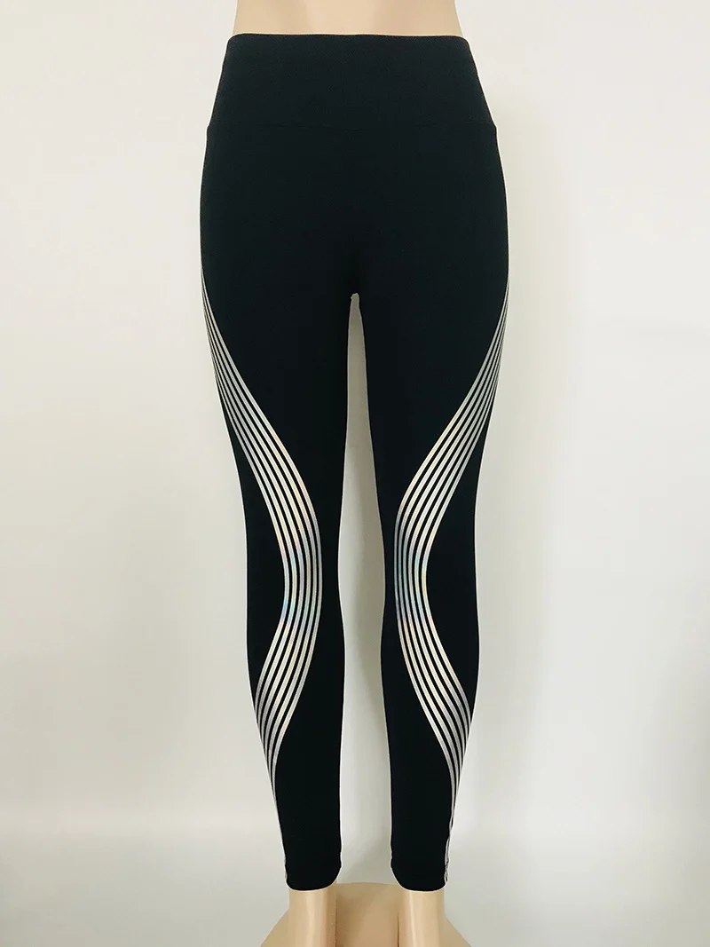 Reflective Leggings Glow in the Dark Night Light Laser