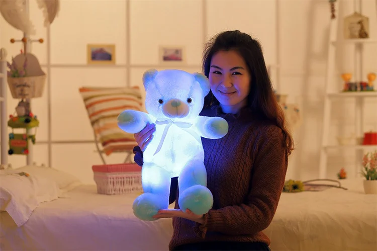 Creative Light Up LED Teddy Bear Stuffed Animals Plush - Image 6