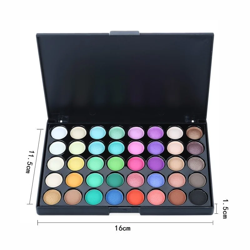Palette Matte Eyeshadow Pallete Glitter Powder Eye - Image 4