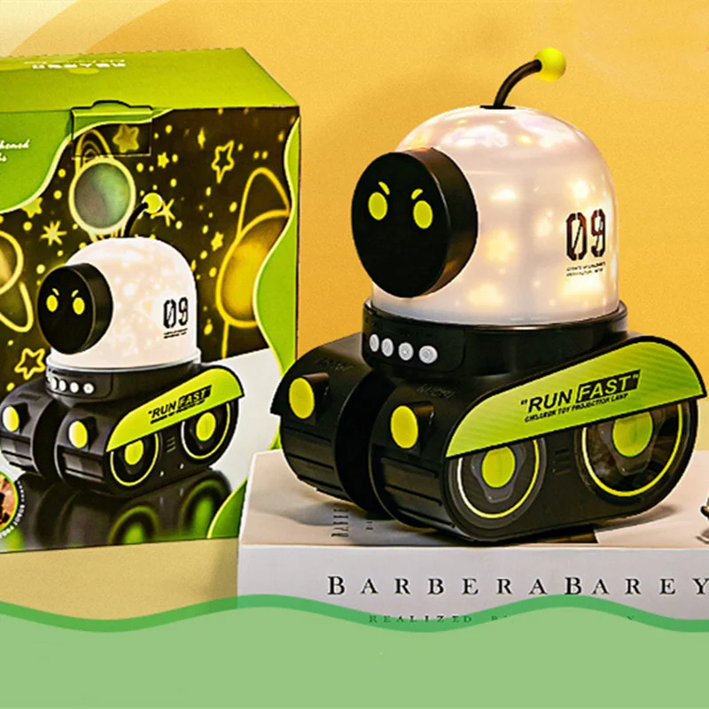 LED Night Light Starry Sky Projector Galaxy Robot - Image 2