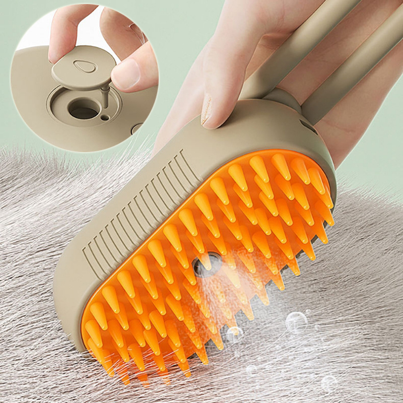 Cat Steam Brush Steamy Dog Brush 3 in 1 Electric Spray - Image 4