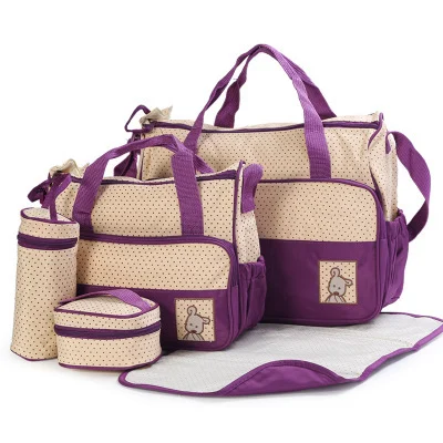 Baby Diaper Bag Suits for Mom Baby Bottle Holder Mother - Image 7