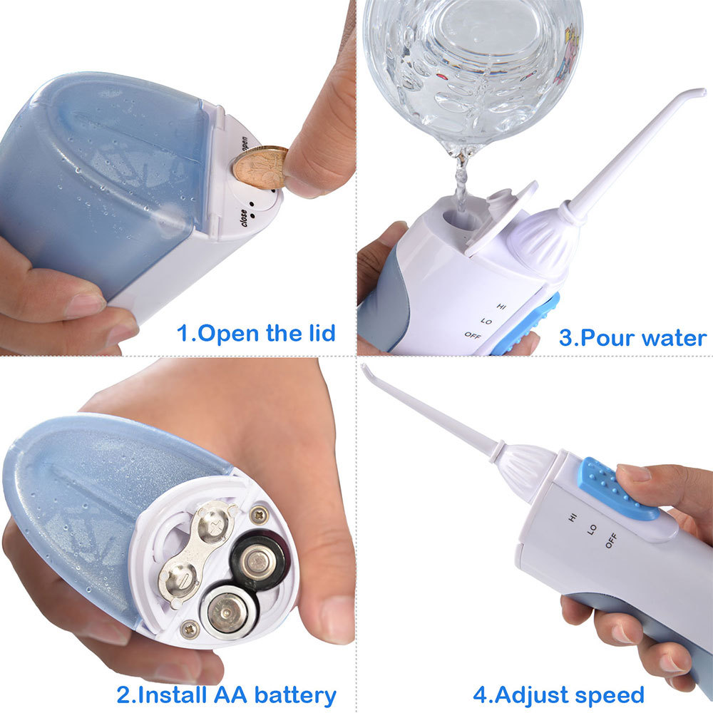 Oral Irrigator Portable Water Dental Flosser Water Jet - Image 4