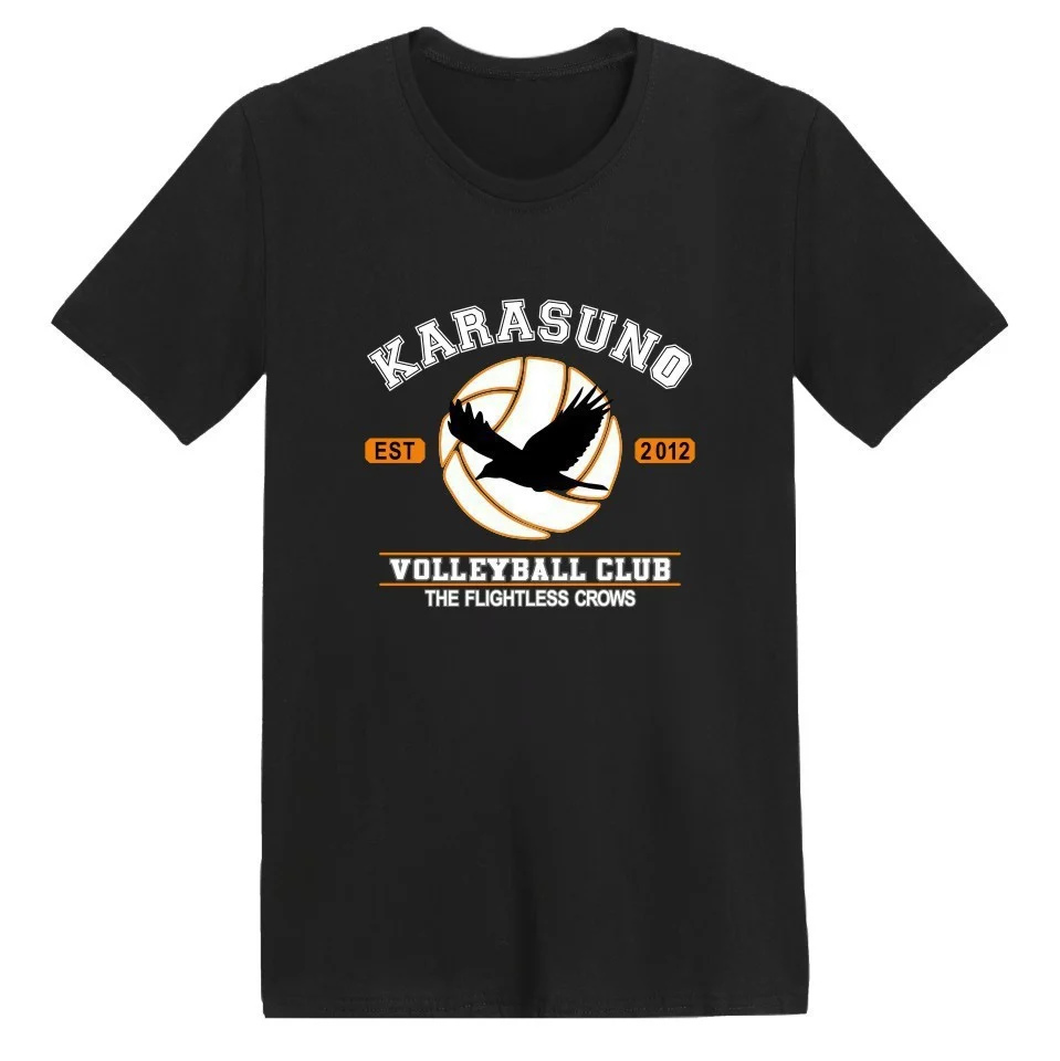 Harajuku T-Shirt Men Anime T Shirt Haikyuu t shirt Anime Tops Tees - Image 2