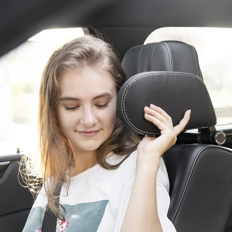 Car Headrest Pillow Sleep Adjustable Side Car Soft - Image 2