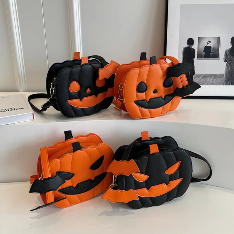 Halloween Bags Funny Pumpkin Cartoon Shoulder Crossbody - Image 10