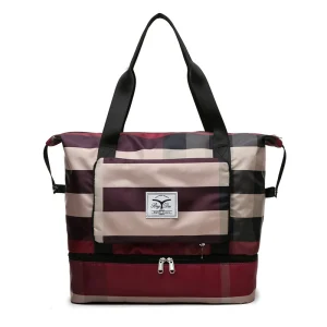 Foldable Travel Duffel Bag Fitness Gym Waterproof Dry