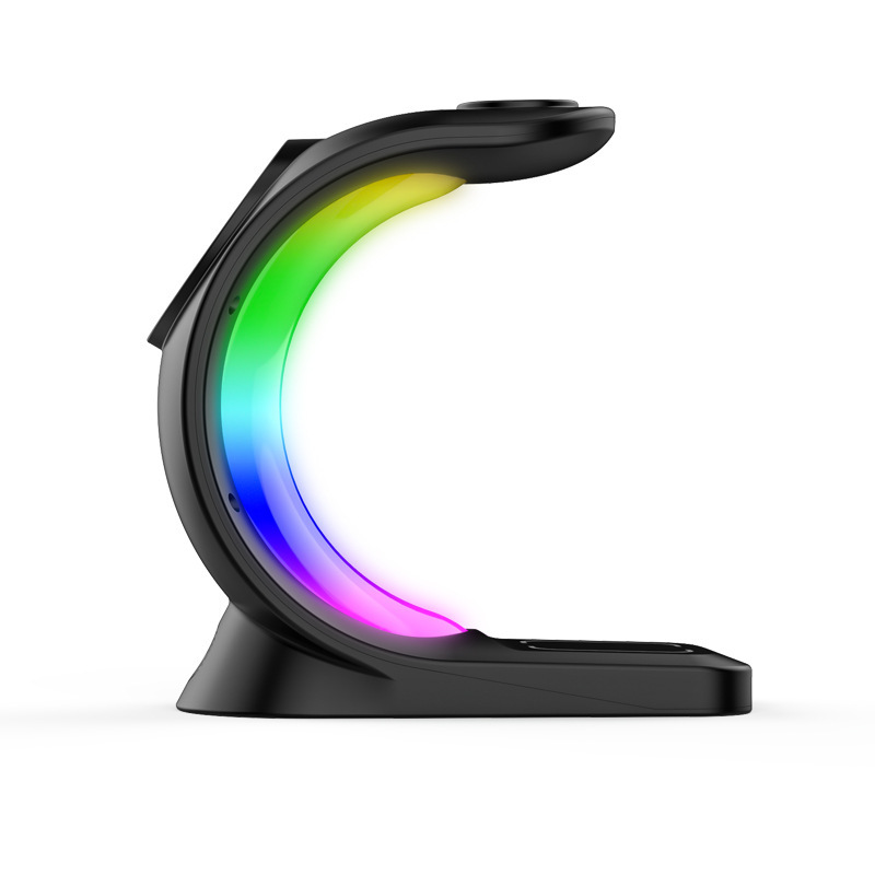 4-in-1 Magnetic Wireless Charging Station with Ambient Light - Image 6