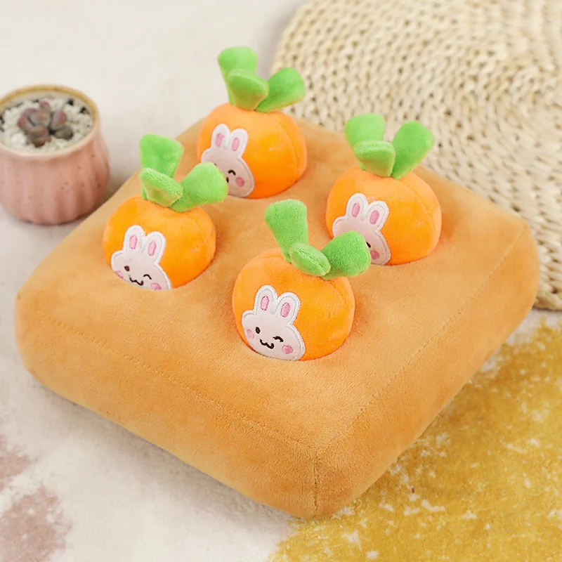 Carrot Pulling Doll Simulation Vegetable Field Plush - Image 6
