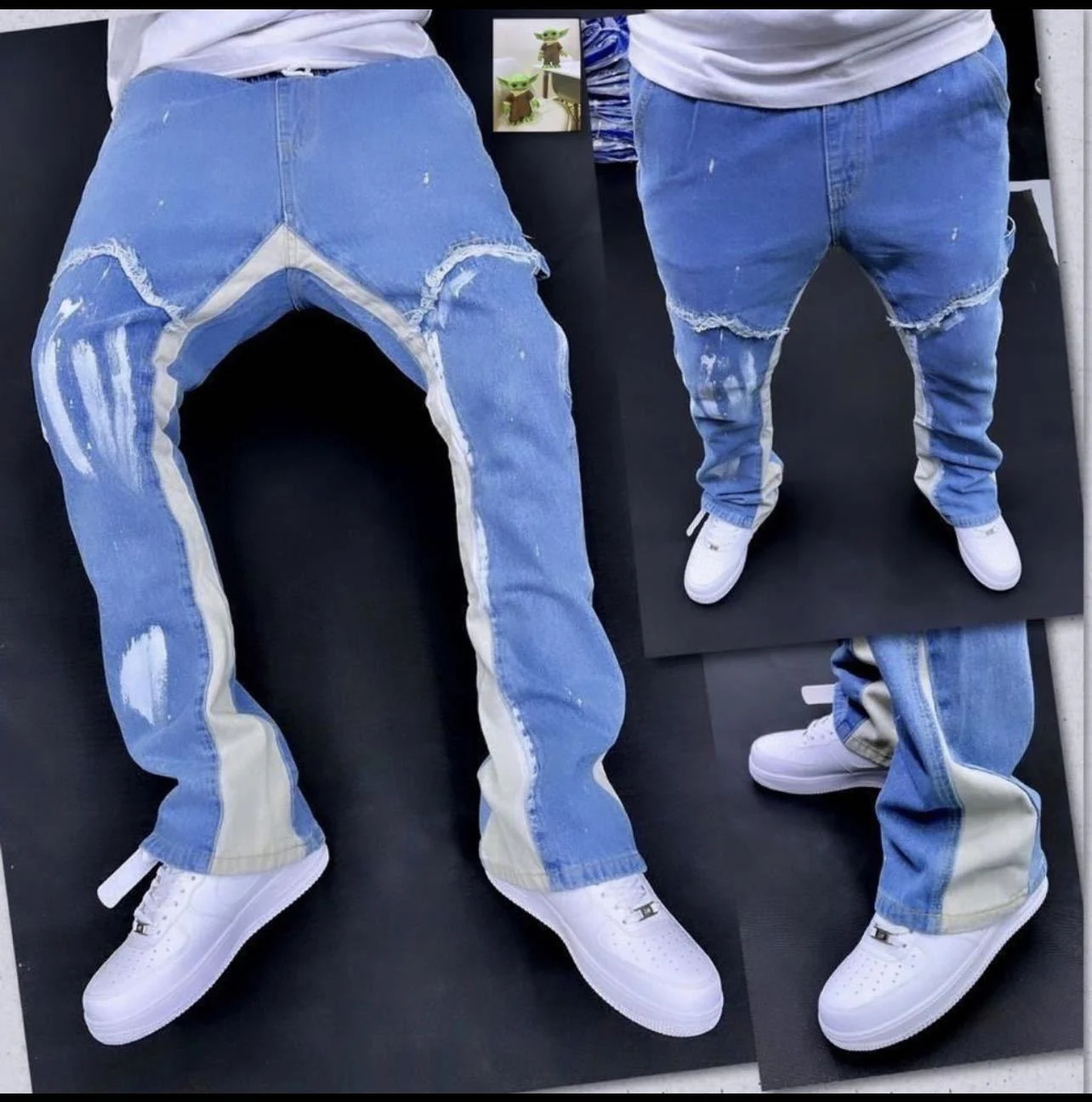Fashion City Autumn Jeans Men - Image 2