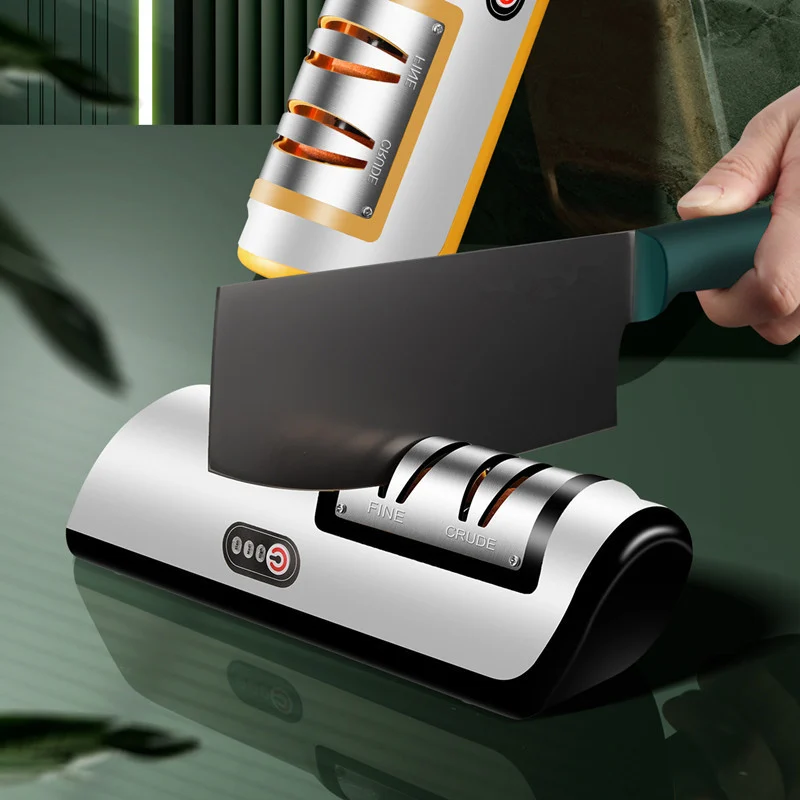 USB Rechargeable Electric Knife Sharpener Automatic - Image 2