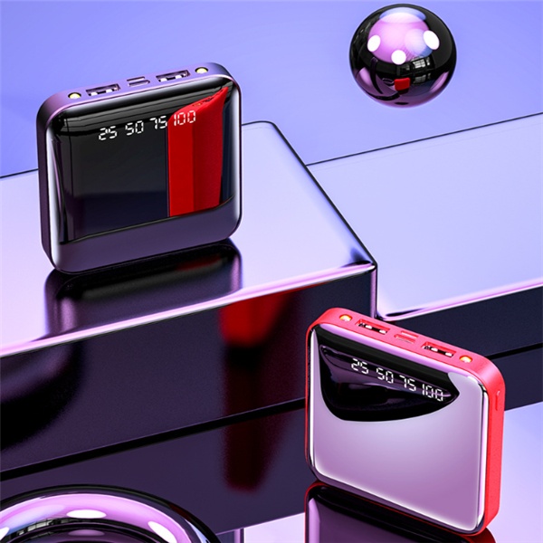 Mini Power Bank 20000 MAh Portable Mirror Digital - Image 7