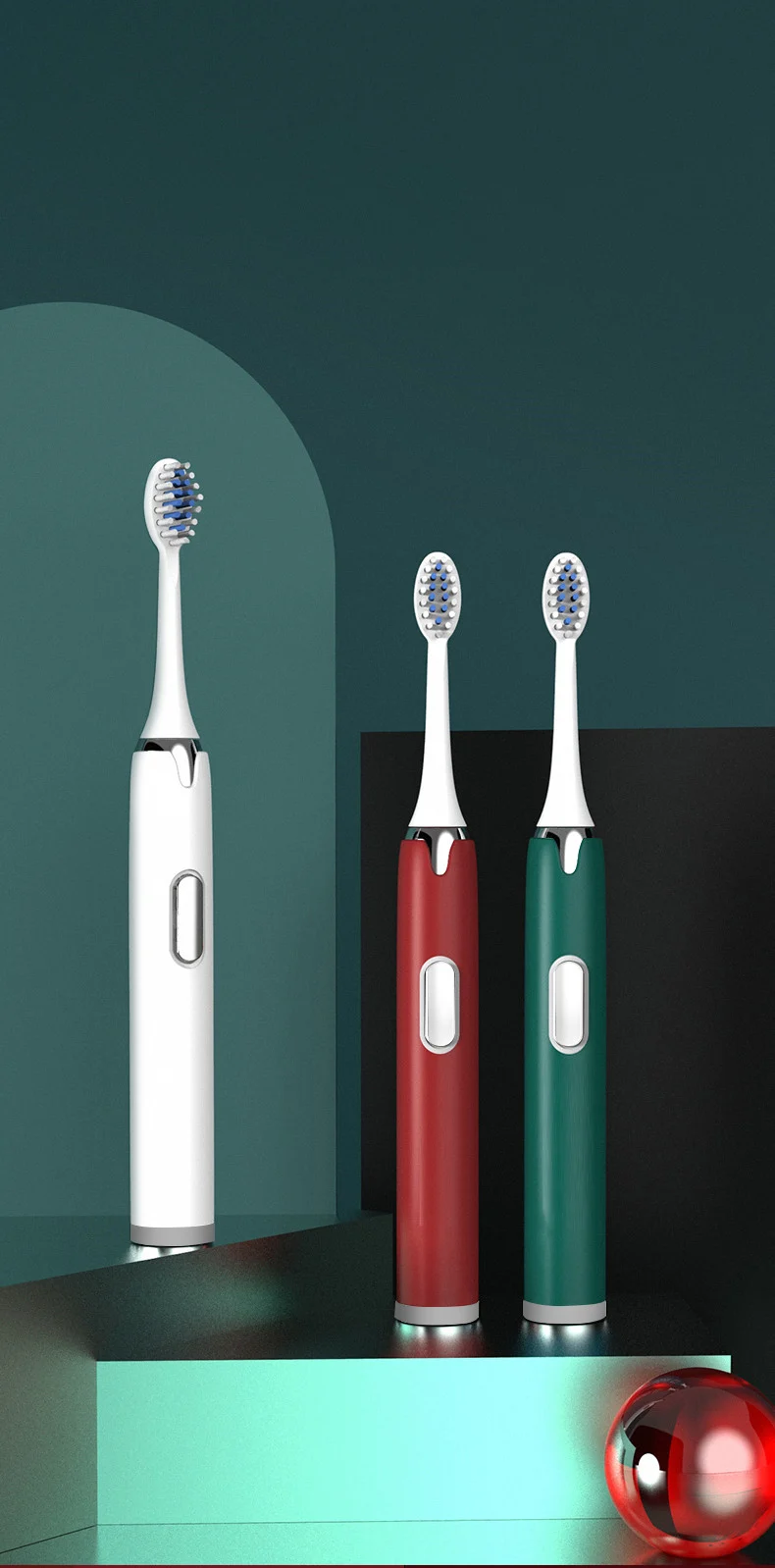 Ultrasonic Sonic Electric Toothbrush USB Rechargeable - Image 6