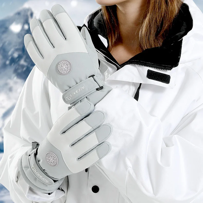 Snowflake Cartoon Print Gloves Winter Touchscreen - Image 4
