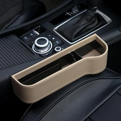 PU Car Organizer Seat Gap Storage Box Car Seat Side - Image 7