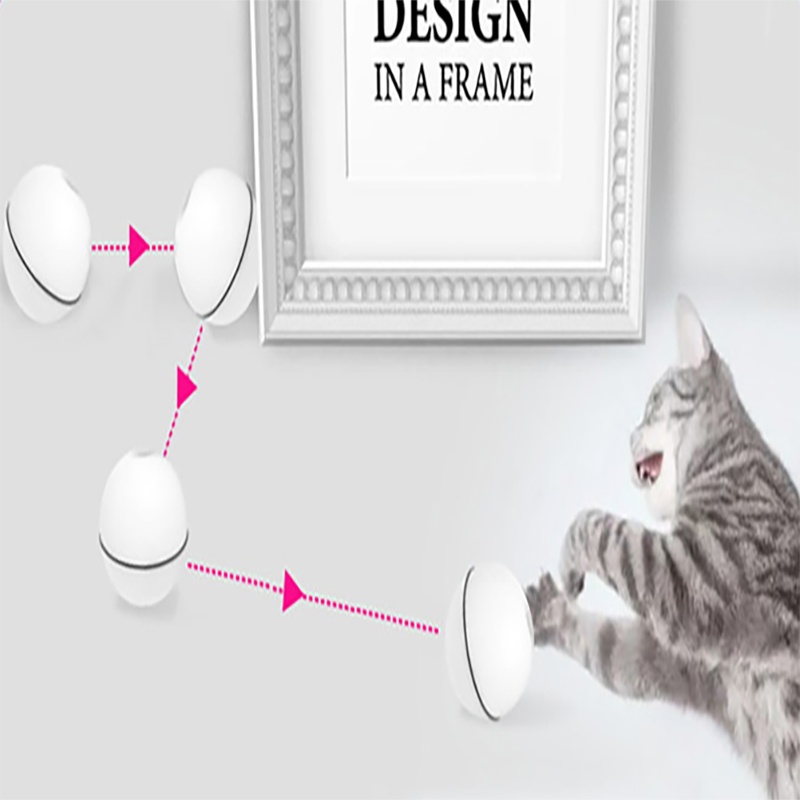 LED Laser Electronic Rolling Pet Funny Cat Toy Ball - Image 2