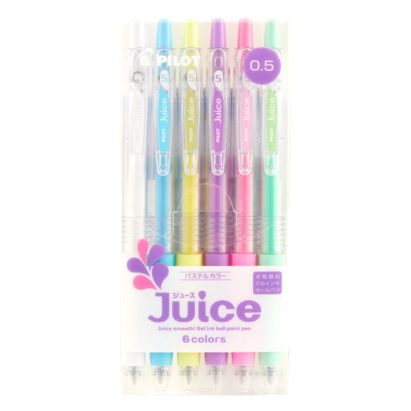Official Direct Juice Baiguole Gel Pen 0.5 6 Colors - Image 5