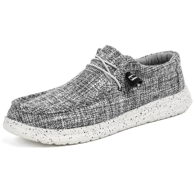 Men Loafers Fashion Canvas Shoes - Image 10