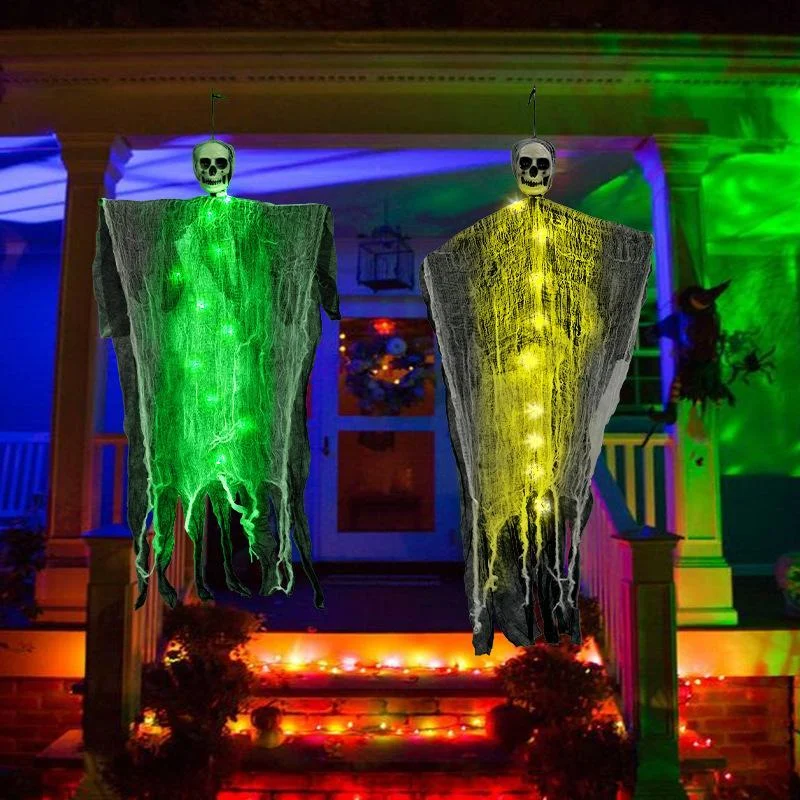 Halloween Decorations Horror Hanging Ghost Skull - Image 4