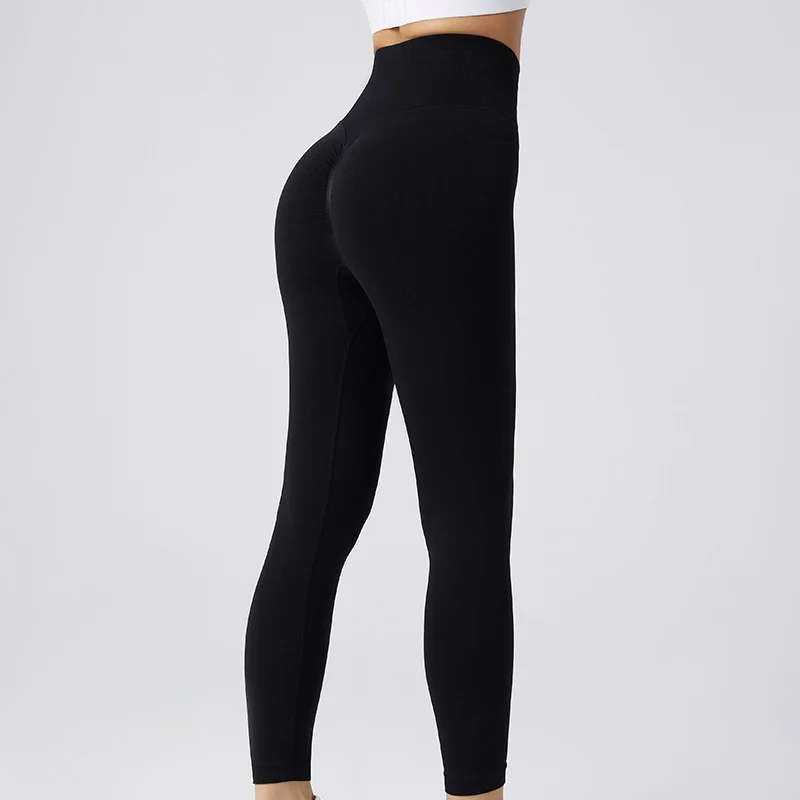 Seamless Leggings Yoga Pants Tummy Control Workout Running Yoga Leggings For Women - Image 10