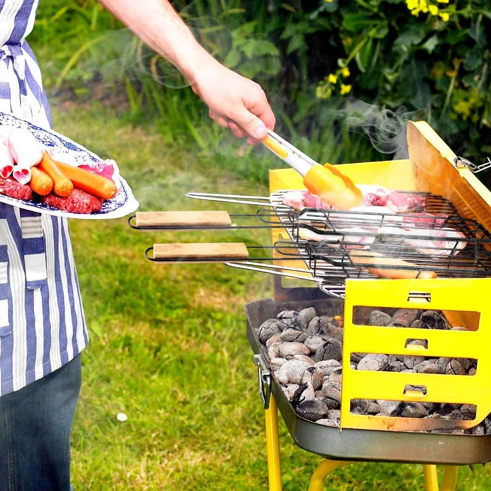 BBQ Grill Mesh Stainless Steel Tools Kitchen - Image 2