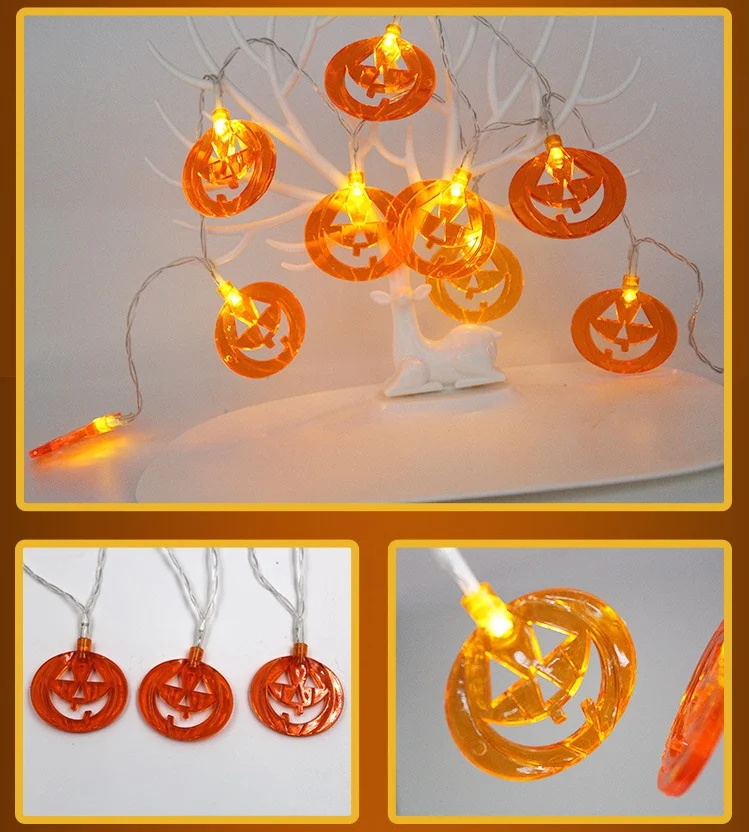 Halloween Decoration Pumpkin Light LED String Lights - Image 8